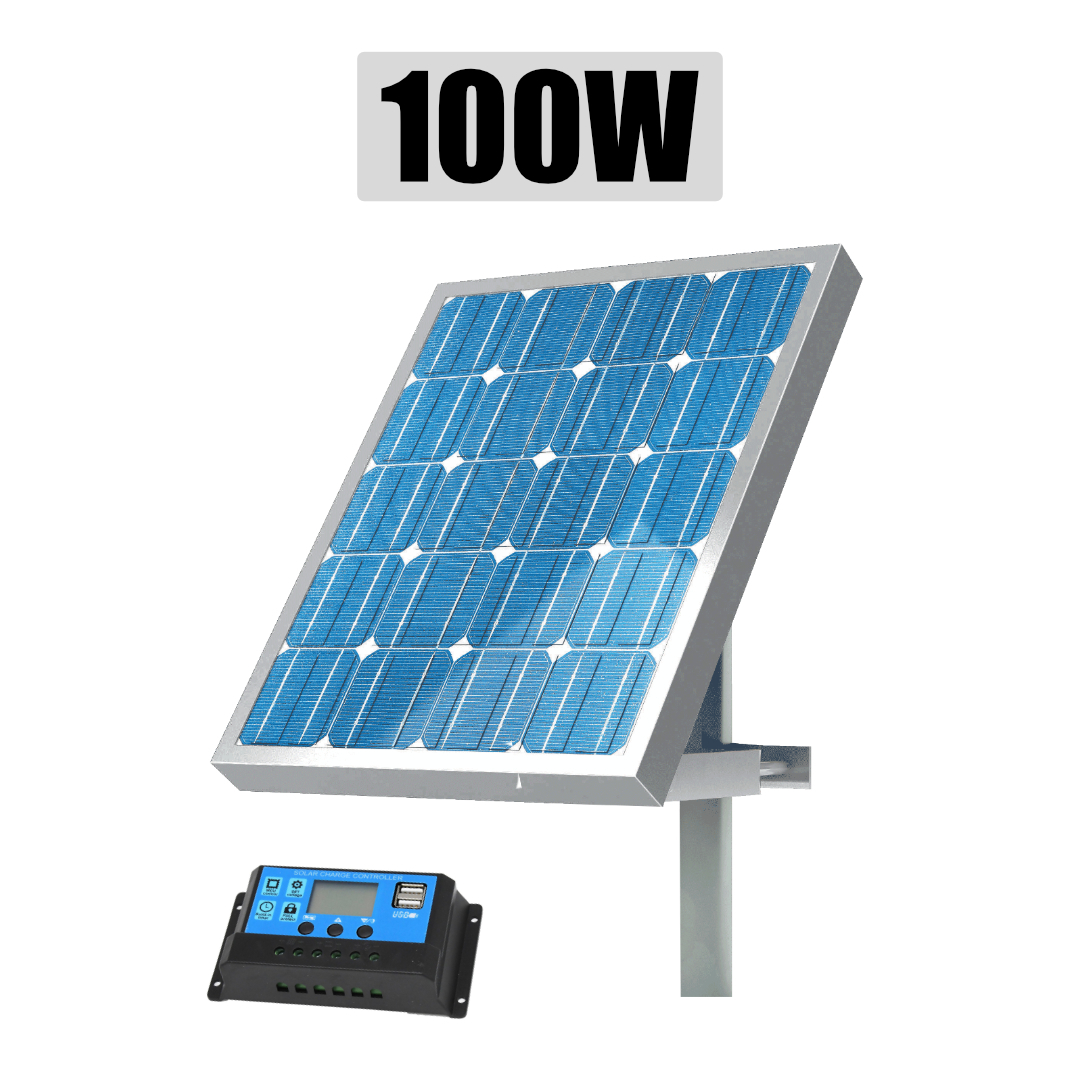 NEXON 100W napelem tartóval és szabályozóval