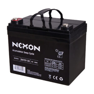 Ólomsavas akkumulátor napelemhez NEXON 12V 30Ah