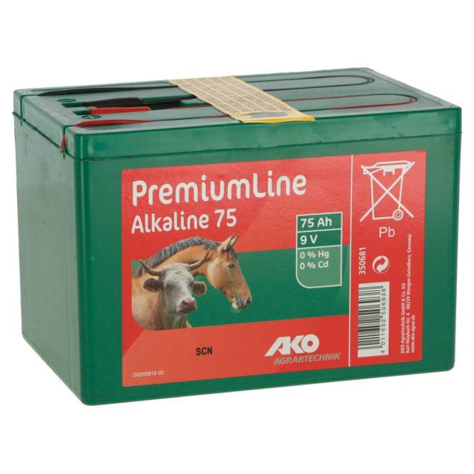9V 75Ah száraz akkumulátor elektromos kerítéshez Alkaline