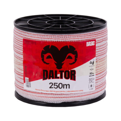 Villanypásztor szalag DALTOR BASIC 250m 4-fémszál 70kg