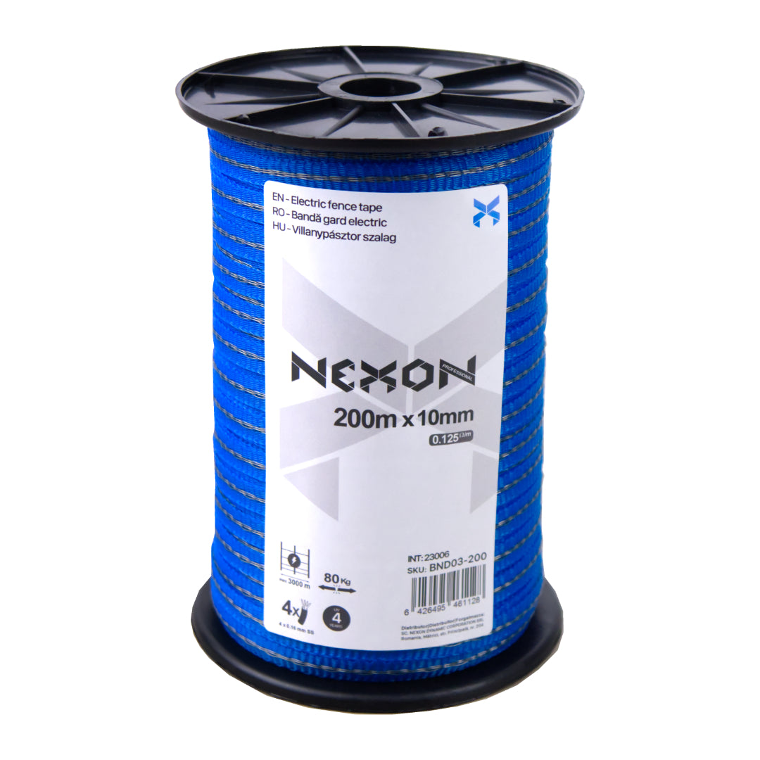 NEXON RANGER Villanypásztor szalag 200m 5 fémszálas 90kg