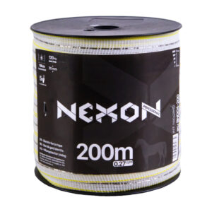Villanypásztor szalag NEXON VISIBLE 20mm 200m 5-fémszál 100kg
