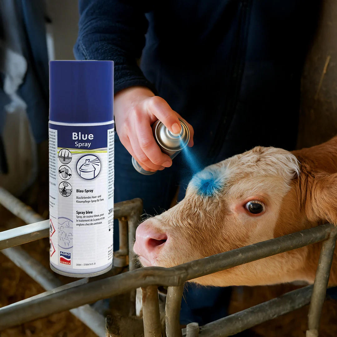 Kék állatápoló és fertőtlenítő spray 200 ml