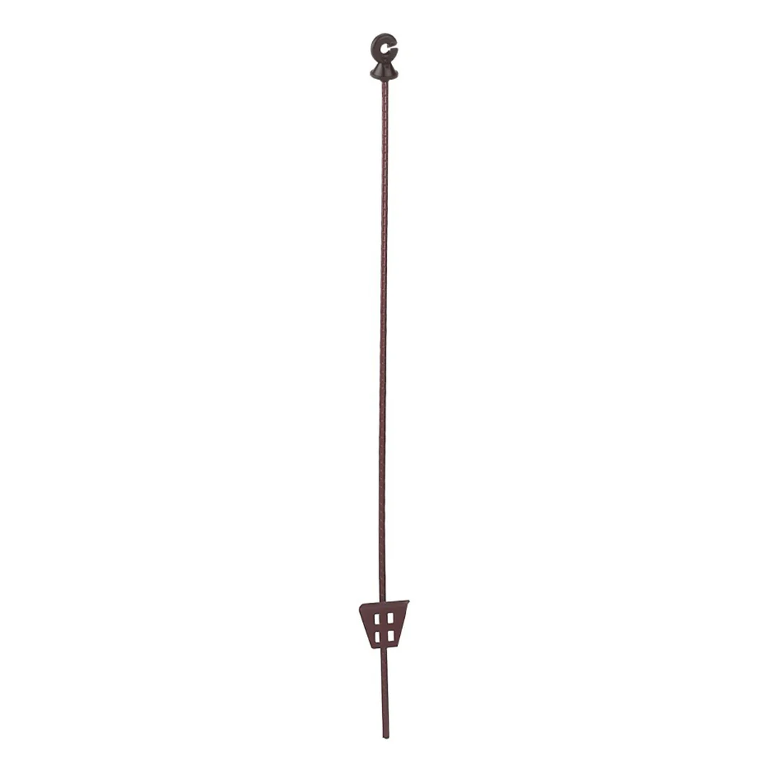 Rugóacél ovális oszlop 11x5mm 106cm barna