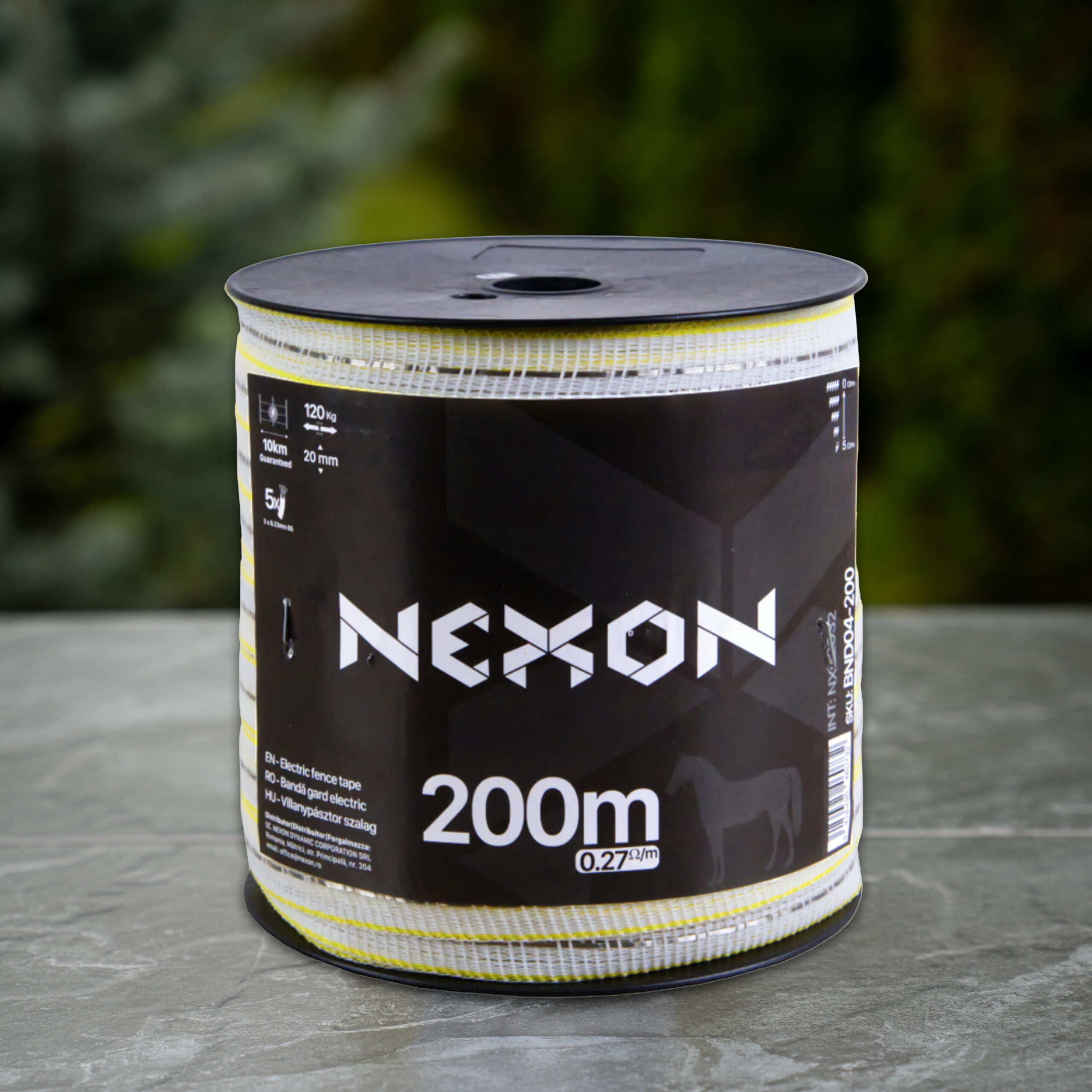 NEXON RANGER villanypásztor szalag 200m 5 fémszál 120kg