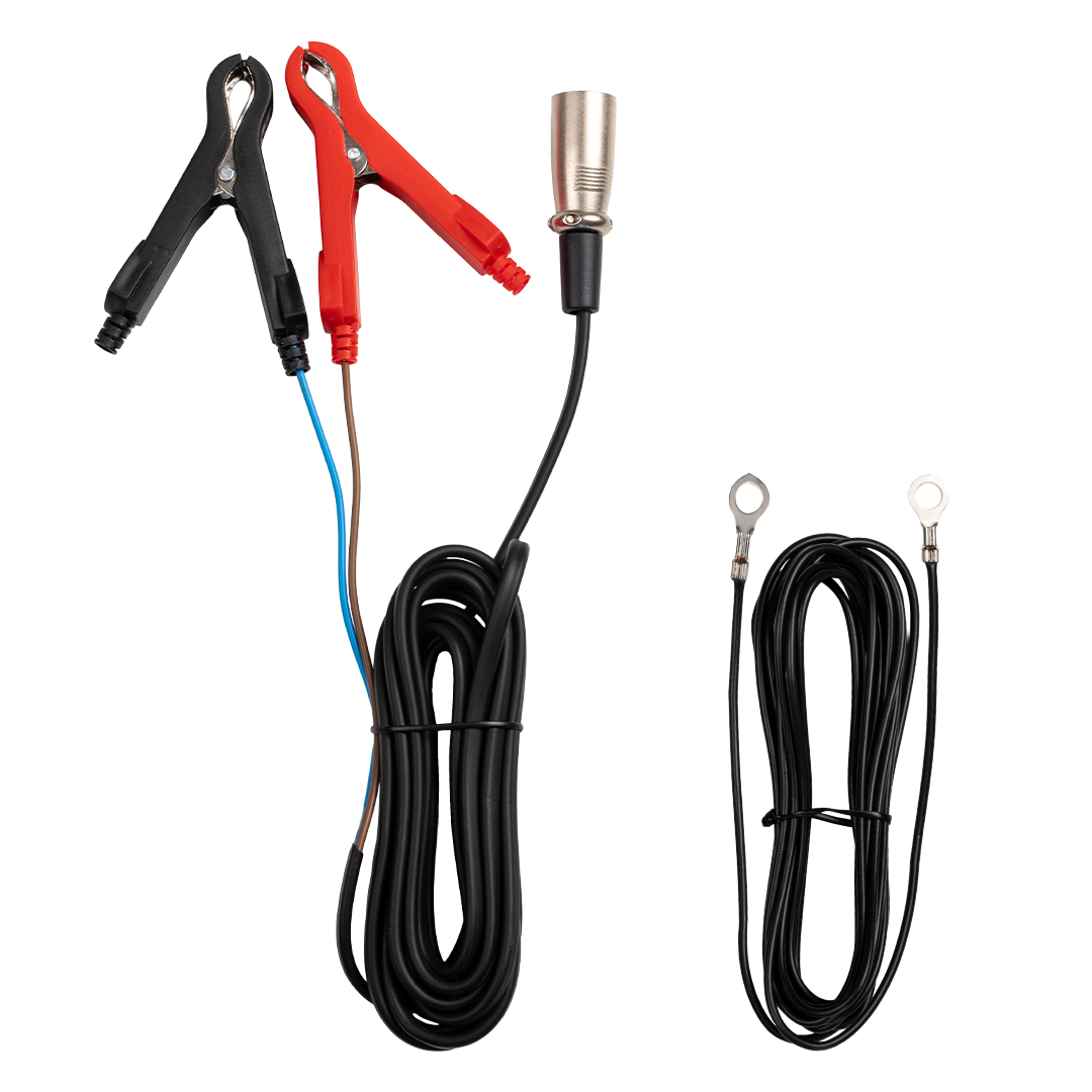Kroki-XLR 3m tápkábel + földelő szett NEXON villanypásztorhoz