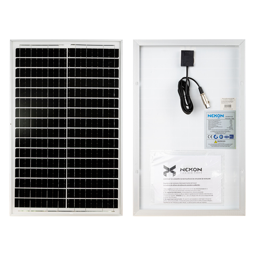 HeavyShock NEXON 30W Napelem panel