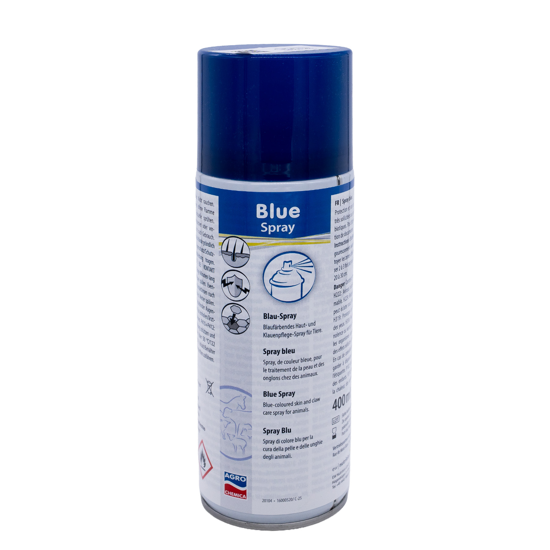 Kék fertőtlenítő spray állatoknak 400 ml